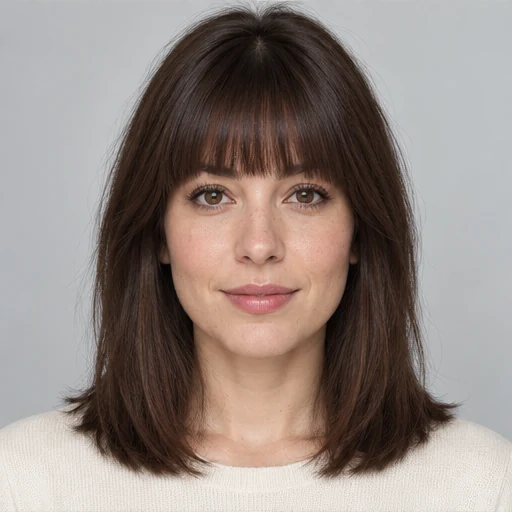 Blunt bangs